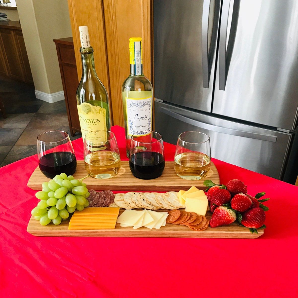 Wine and Cheese Board